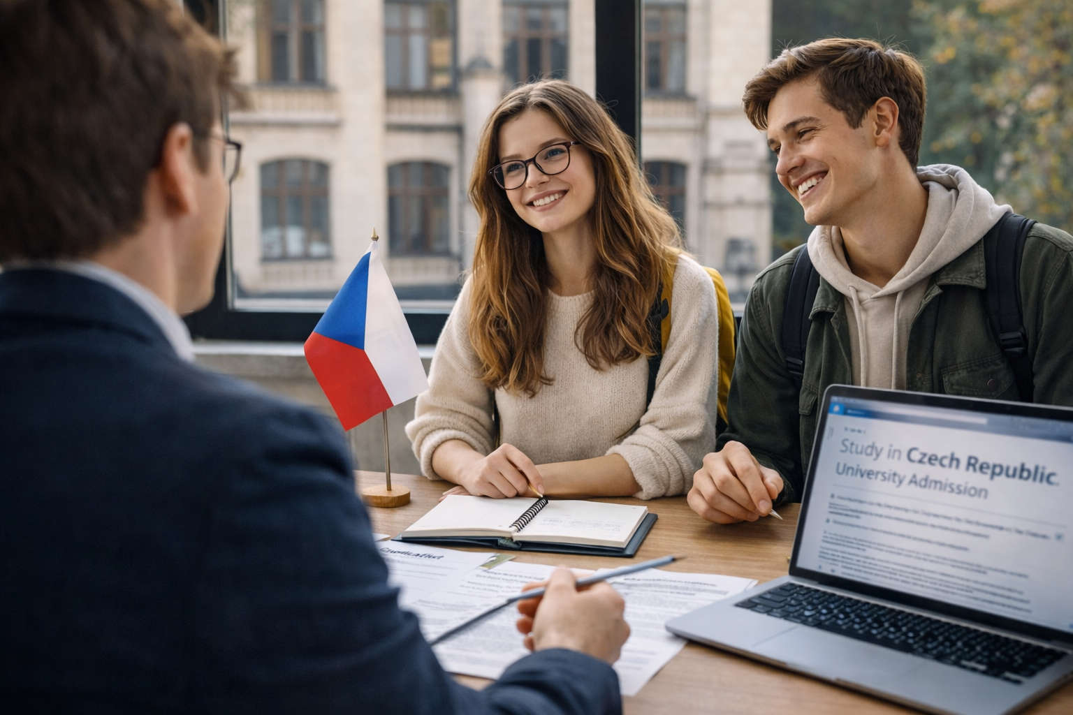 студенты узнают, как открыть счет.