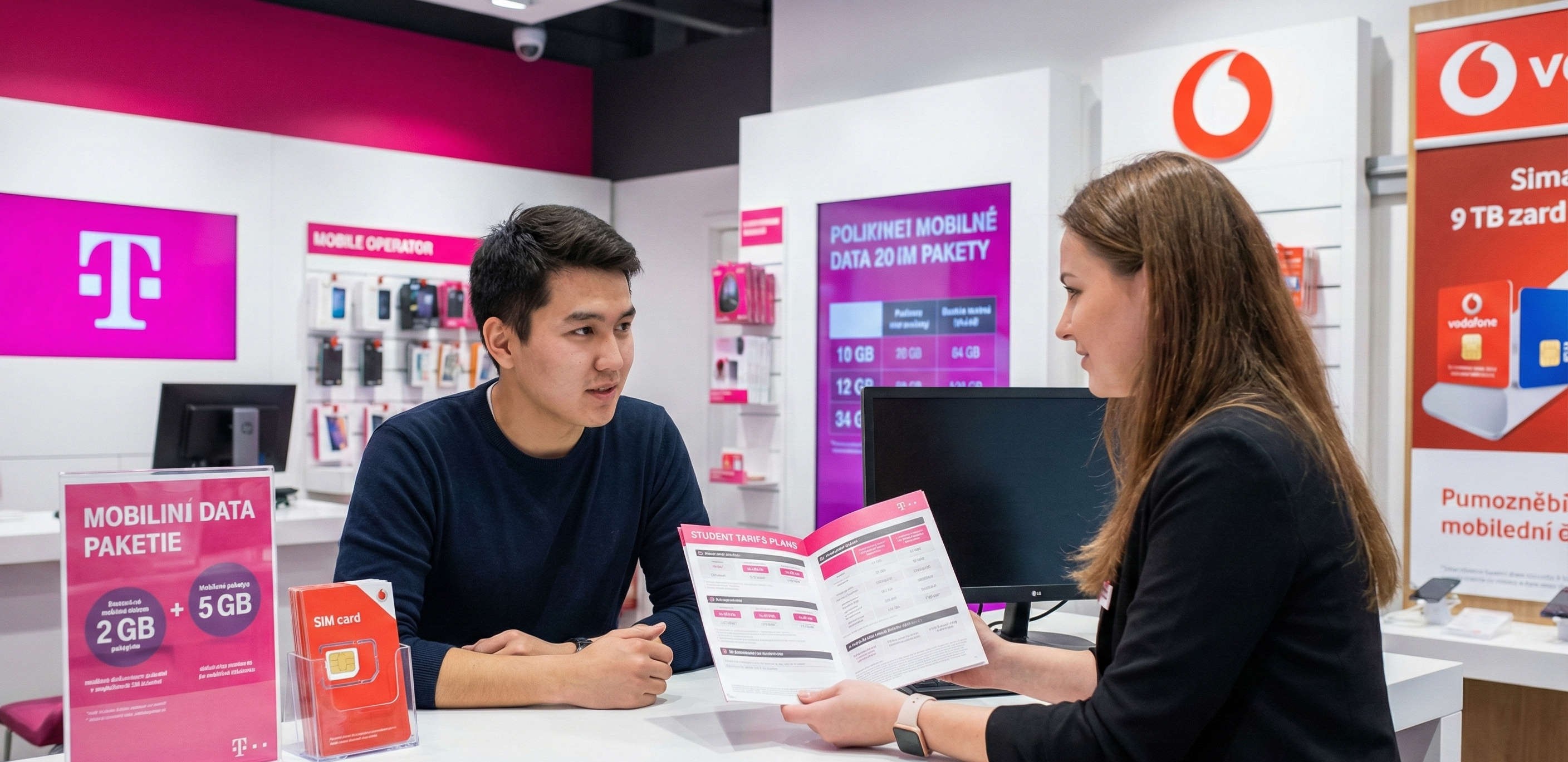 Оформление SIM-карты в салоне оператора