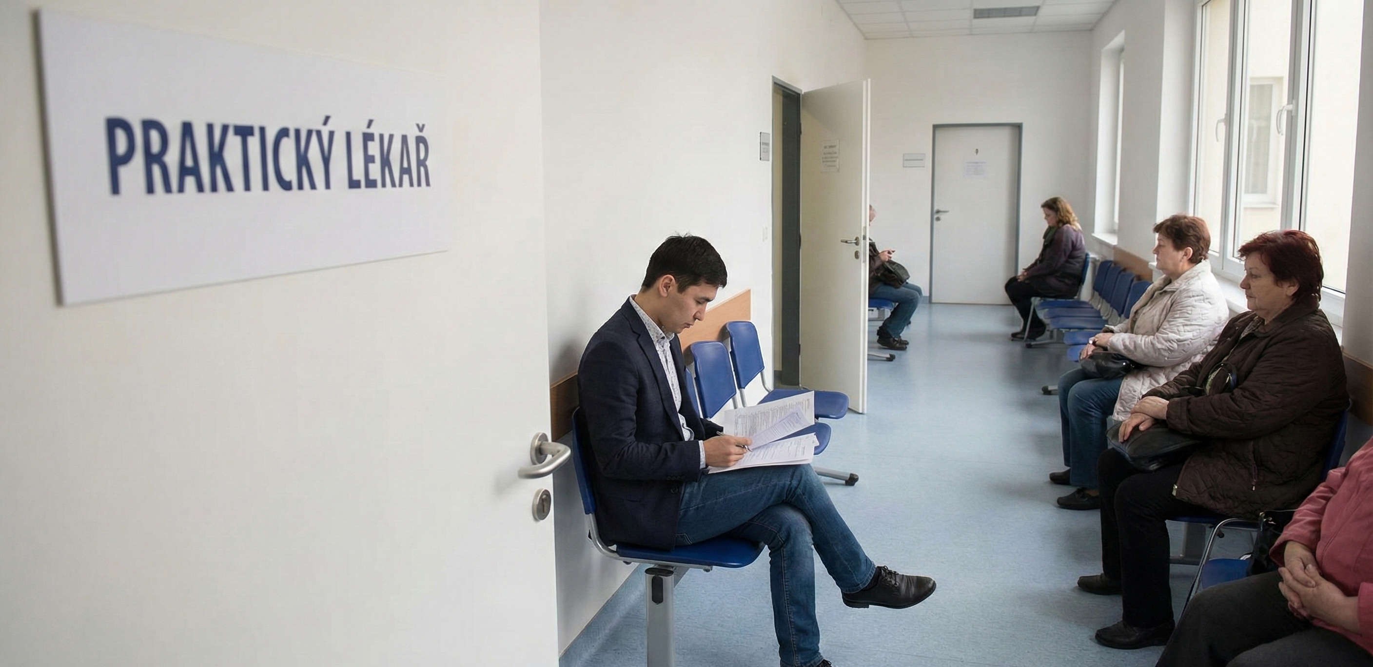 Очередь в поликлинику Чехии