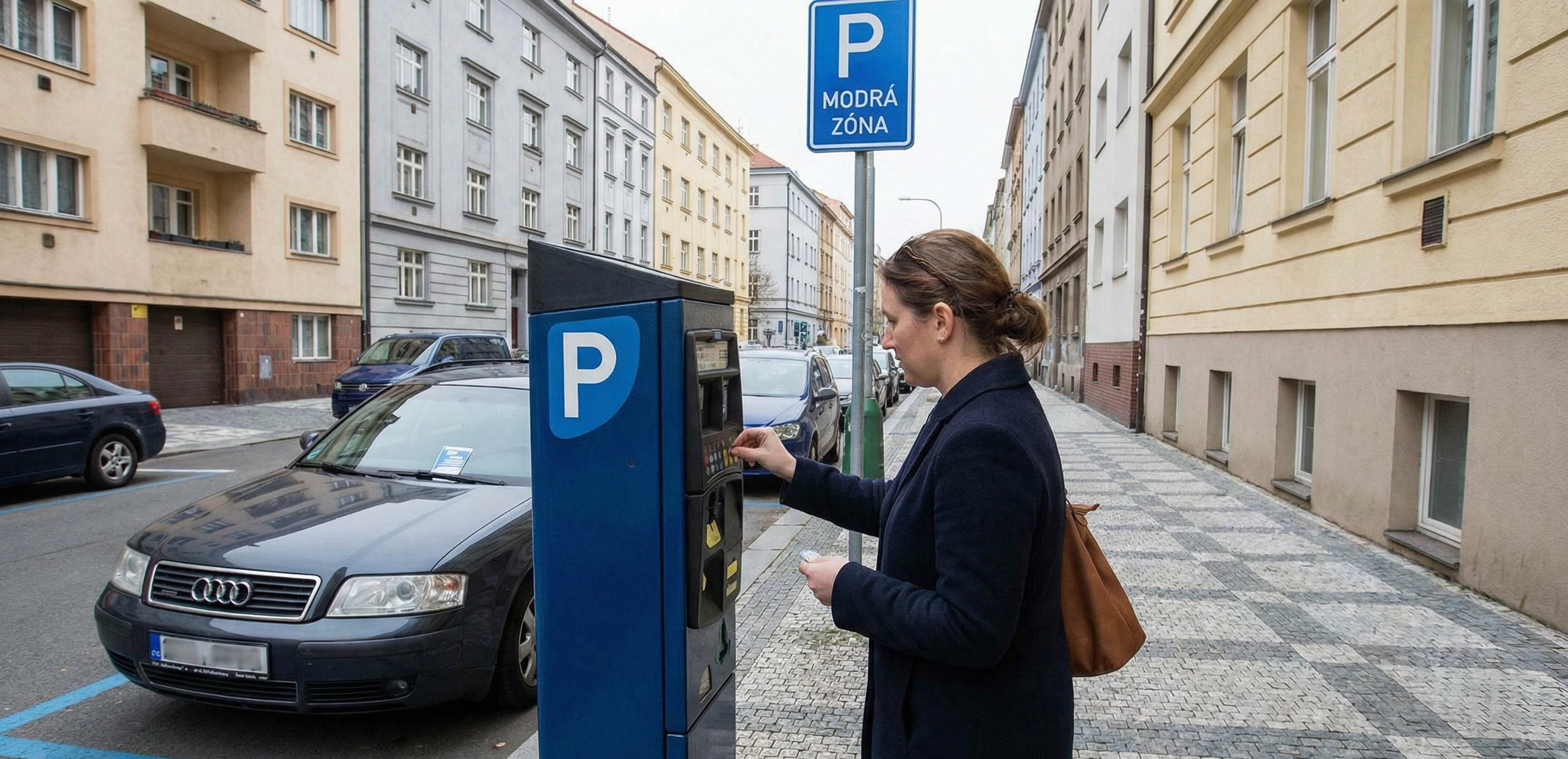 Парковка в синей зоне