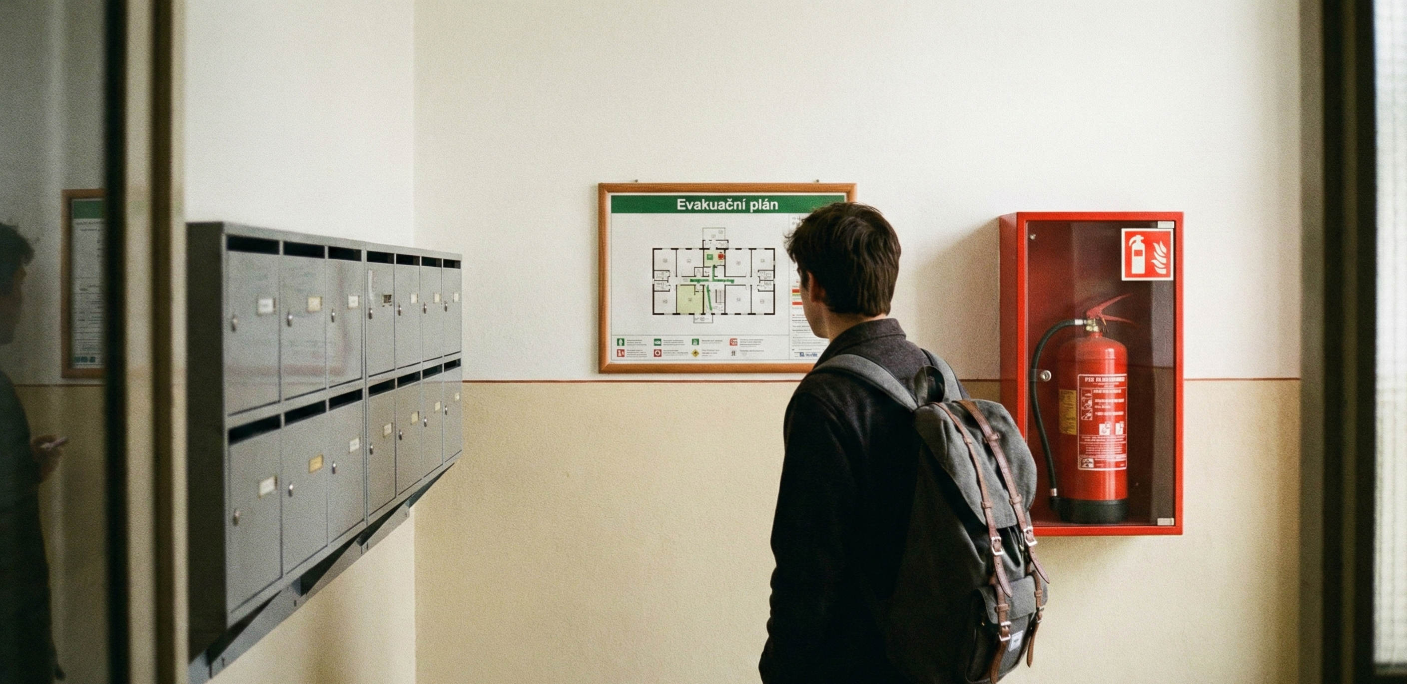 План эвакуации в жилом доме