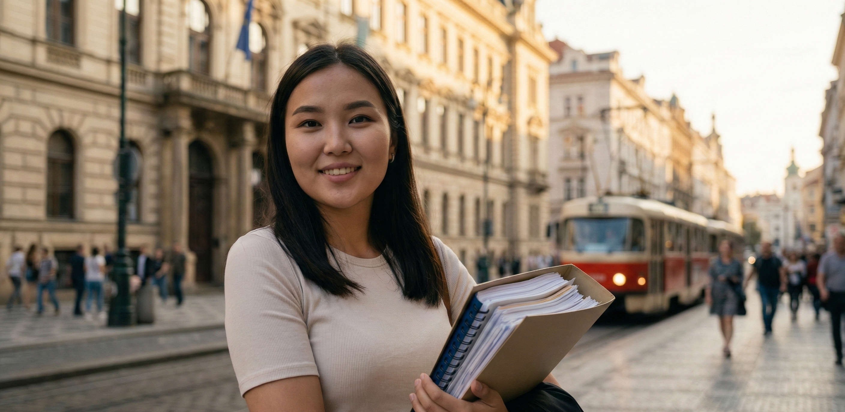 Студентка с полным пакетом документов